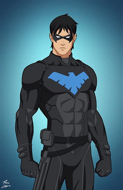 nightwing young justice costume|young justice nightwing voice actor.